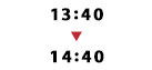 13:40~14:40