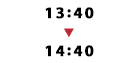 13:40~14:40