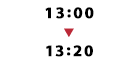 13:00～13:20