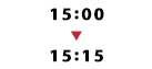 15:00～15:15